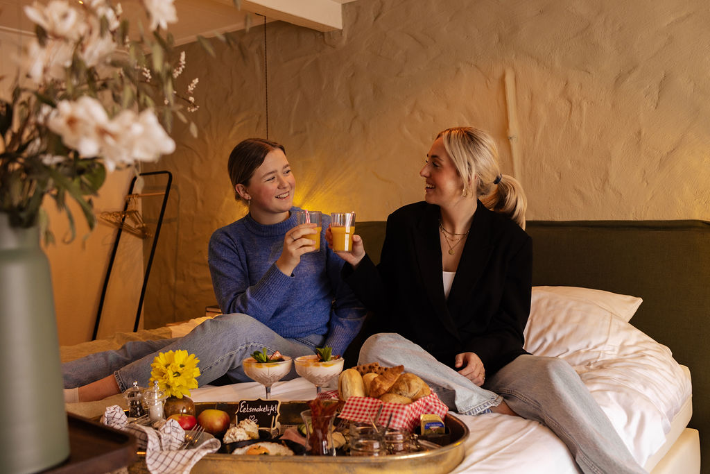 Luxe ontbijt op bed